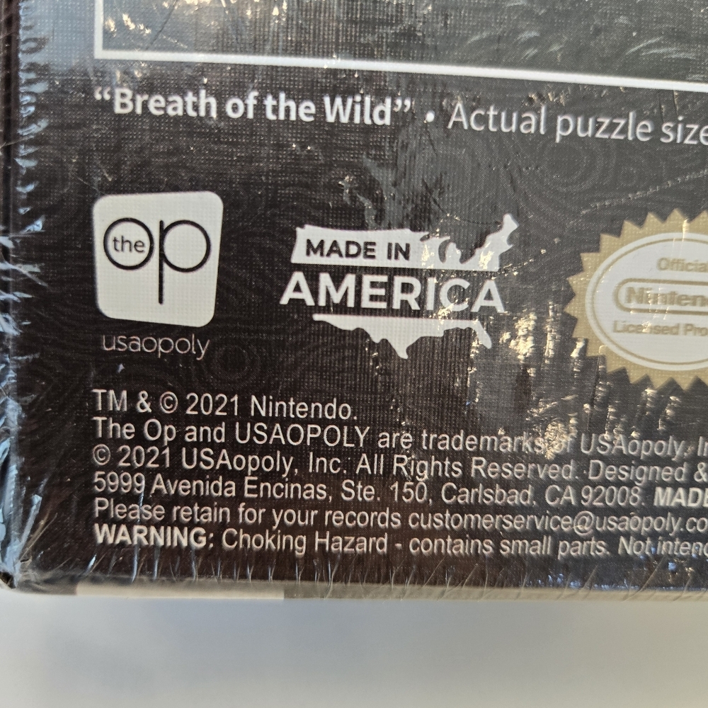 The OP USAopoly Zelda Breath Of The Wild Puzzle 1000 Strategy Board Game PZ005 - Picture 10 of 10